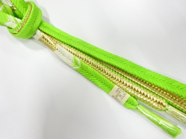 未使用品　正絹　手組帯締め